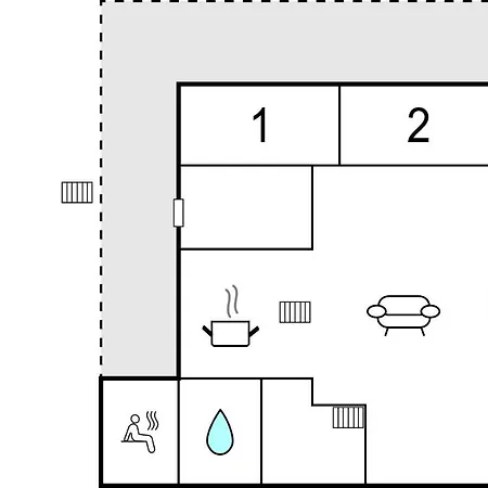 בית נופש Three-bedroom Holiday In *